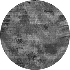 Premium Machine Washable Mayfield AMF792 Gray 8' x 8' Round Rug