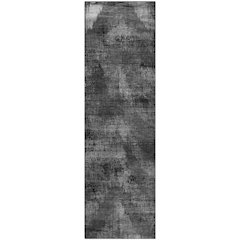 Premium Machine Washable Mayfield AMF792 Gray 2'3" x 7'6" Runner Rug
