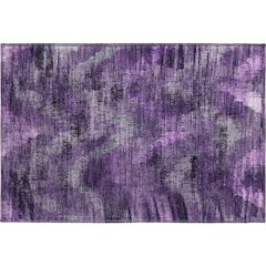 Premium Machine Washable Mayfield AMF792 Purple 1'8" x 2'6" Rug