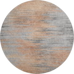Premium Machine Washable Mayfield AMF793 Salmon 8' x 8' Round Rug
