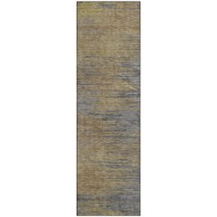 Premium Machine Washable Mayfield AMF794 Brown 2'3" x 7'6" Runner Rug