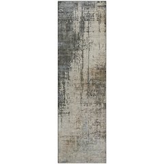 Premium Machine Washable Mayfield AMF797 Beige 2'3" x 7'6" Runner Rug
