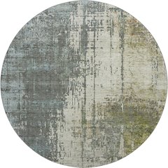Premium Machine Washable Mayfield AMF797 Sage 8' x 8' Round Rug