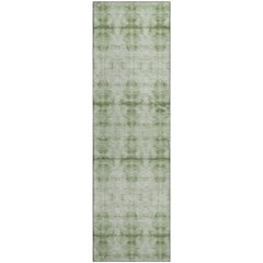Premium Machine Washable Mayfield AMF799 Sage 2'3" x 7'6" Runner Rug