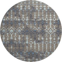 Premium Machine Washable Mayfield  Mink 8' x 8' Round Rug