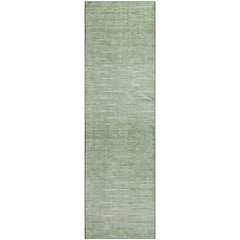 Premium Machine Washable Mayfield AMF800 Aloe 2'3" x 7'6" Runner Rug