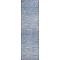 Premium Machine Washable Mayfield AMF800 Denim 2'3" x 7'6" Runner Rug