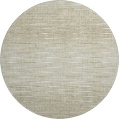 Premium Machine Washable Mayfield AMF800 Khaki 8' x 8' Round Rug