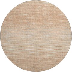 Premium Machine Washable Mayfield AMF800 Salmon 8' x 8' Round Rug