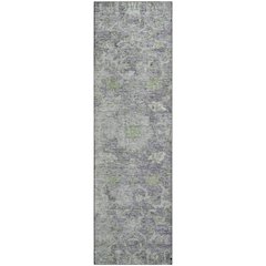 Premium Machine Washable Mayfield AMF801 Plum 2'3" x 7'6" Runner Rug