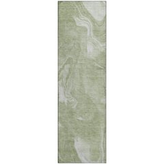 Premium Machine Washable Mayfield AMF802 Aloe 2'3" x 7'6" Runner Rug