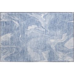 Premium Machine Washable Mayfield AMF802 Blue 1'8" x 2'6" Rug