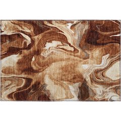 Premium Machine Washable Mayfield AMF802 Paprika 1'8" x 2'6" Rug