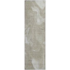 Premium Machine Washable Mayfield AMF802 Taupe 2'3" x 7'6" Runner Rug
