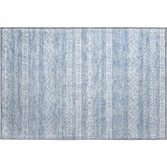 Premium Machine Washable Mayfield AMF803 Blue 1'8" x 2'6" Rug