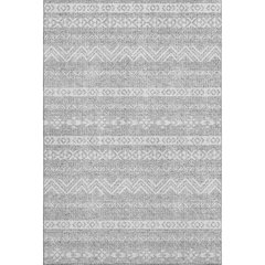 Premium Machine Washable Mayfield AMF803 Gray 2'6" x 3'10" Rug