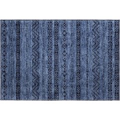 Premium Machine Washable Mayfield AMF803 Navy 1'8" x 2'6" Rug