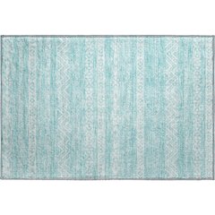 Premium Machine Washable Mayfield AMF803 Teal 1'8" x 2'6" Rug