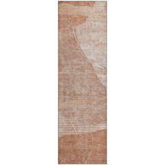 Premium Machine Washable Mayfield AMF805 Salmon 2'3" x 7'6" Runner Rug