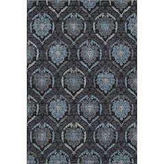 Premium Machine Washable Mayfield AMF809 Blue 2'6" x 3'10" Rug