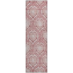 Premium Machine Washable Mayfield AMF810 Pink 2'3" x 7'6" Runner Rug