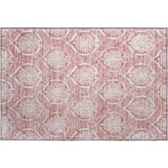 Premium Machine Washable Mayfield AMF810 Pink 1'8" x 2'6" Rug