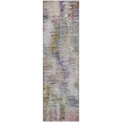Premium Machine Washable Mayfield AMF813 Plum 2'3" x 7'6" Runner Rug