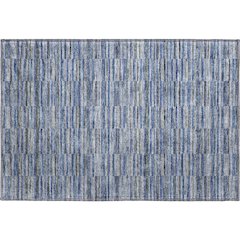 Premium Machine Washable Mayfield AMF816 Navy 1'8" x 2'6" Rug