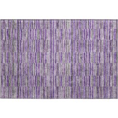Premium Machine Washable Mayfield AMF816 Purple 1'8" x 2'6" Rug