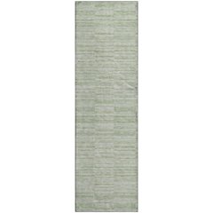 Premium Machine Washable Mayfield AMF817 Sage 2'3" x 7'6" Runner Rug
