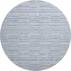 Premium Machine Washable Mayfield AMF817 Sky 8' x 8' Round Rug