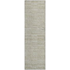Premium Machine Washable Mayfield AMF817 Taupe 2'3" x 7'6" Runner Rug