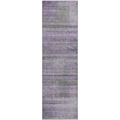 Premium Machine Washable Mayfield AMF819 Purple 2'3" x 7'6" Runner Rug