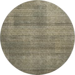 Premium Machine Washable Mayfield AMF820 Brown 8' x 8' Round Rug