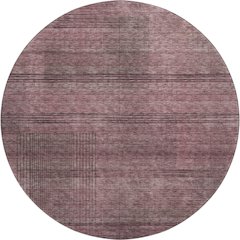 Premium Machine Washable Mayfield AMF820 Merlot 8' x 8' Round Rug