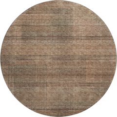 Premium Machine Washable Mayfield AMF820 Paprika 8' x 8' Round Rug