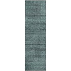 Premium Machine Washable Mayfield AMF820 Teal 2'3" x 7'6" Runner Rug