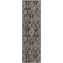 Premium Machine Washable Mayfield AMF821 Chocolate 2'3" x 7'6" Runner Rug