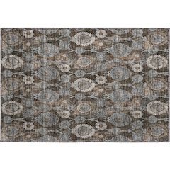 Premium Machine Washable Mayfield AMF821 Chocolate 1'8" x 2'6" Rug