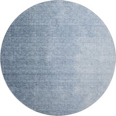 Premium Machine Washable Mayfield AMF822 Blue 8' x 8' Round Rug