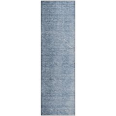 Premium Machine Washable Mayfield AMF822 Blue 2'3" x 7'6" Runner Rug