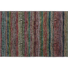 Premium Machine Washable Mayfield AMF823 Black 1'8" x 2'6" Rug
