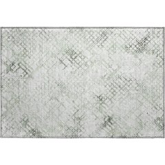 Premium Machine Washable Mayfield AMF824 Green 1'8" x 2'6" Rug