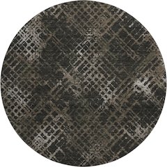 Premium Machine Washable Mayfield AMF825 Fudge 8' x 8' Round Rug