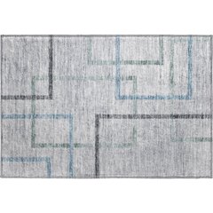 Premium Machine Washable Mayfield AMF826 Gray 1'8" x 2'6" Rug