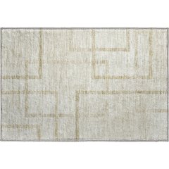 Premium Machine Washable Mayfield AMF827 Beige 1'8" x 2'6" Rug