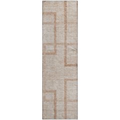 Premium Machine Washable Mayfield AMF827 Coral 2'3" x 7'6" Runner Rug