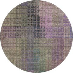 Premium Machine Washable Mayfield AMF828 Plum 8' x 8' Round Rug