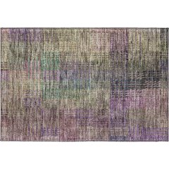 Premium Machine Washable Mayfield AMF828 Plum 1'8" x 2'6" Rug