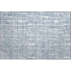 Premium Machine Washable Mayfield AMF830 Blue 1'8" x 2'6" Rug